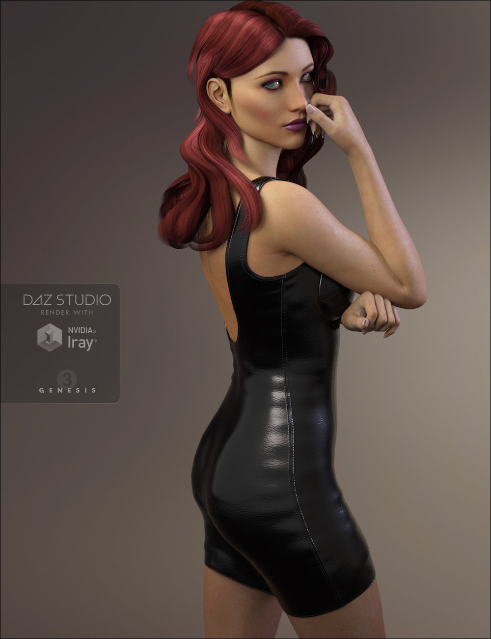 Wicked Desire Dress for Genesis 3 Female(s) by: Xena, 3D Models by Daz 3D