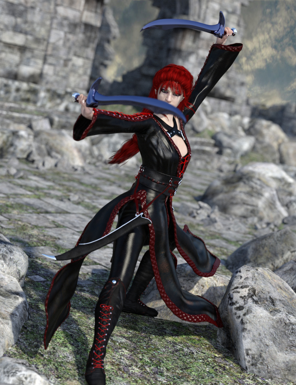 War Dancer for Genesis 3 Female(s) by: Larisha, 3D Models by Daz 3D