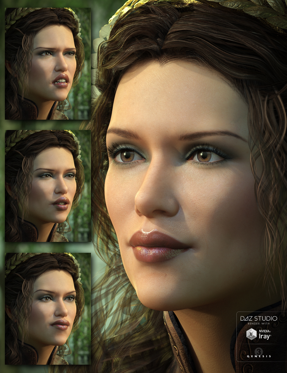Olympia 7 Expressive by: Neikdian, 3D Models by Daz 3D