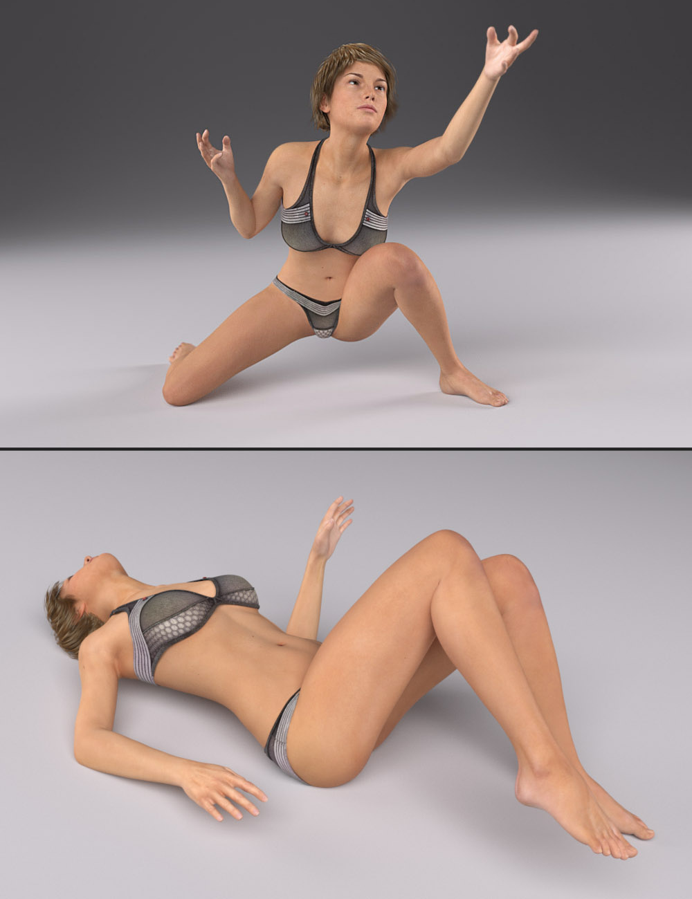 Supernatural Poses for Genesis 3 Female and Arabella 7 by: Tako Yakida, 3D Models by Daz 3D