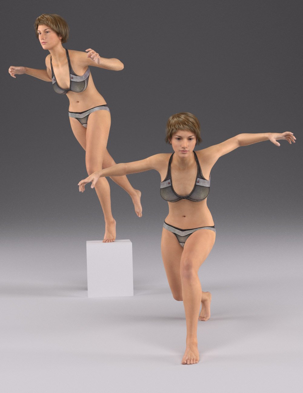 Supernatural Poses for Genesis 3 Female and Arabella 7 by: Tako Yakida, 3D Models by Daz 3D