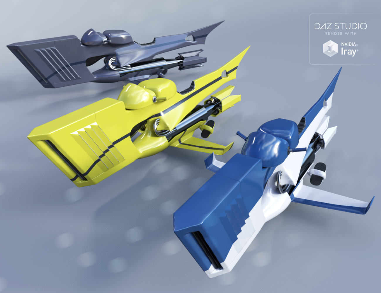 Jetbike Tiburon by: Valandar, 3D Models by Daz 3D