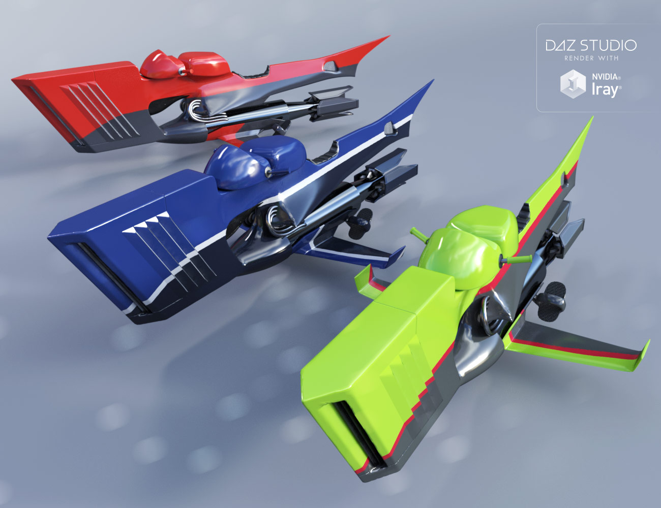 Jetbike Tiburon Jetbike Tiburon by: Valandar, 3D Models by Daz 3D