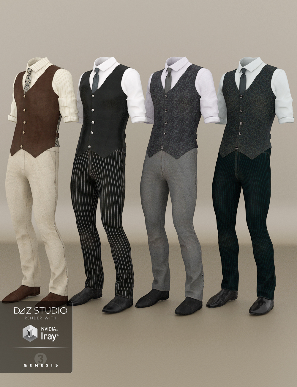 Sophisticate Just Dandy Textures | Daz 3D