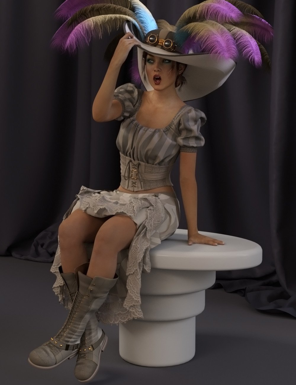 Watch My Charm for Genesis 3 Female(s) by: zoro_d, 3D Models by Daz 3D