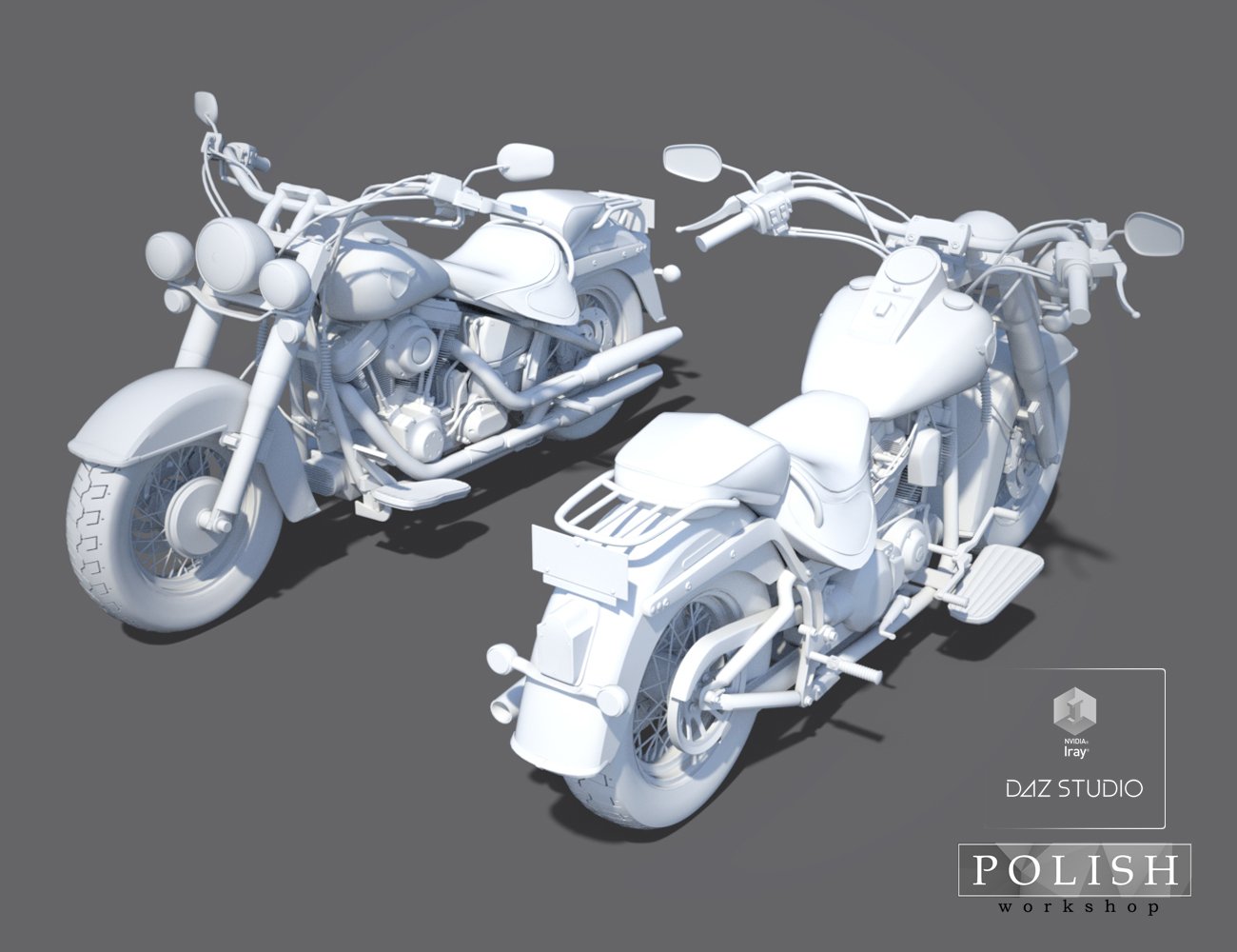 Heavy Motorcycle Road Cruiser by: Polish, 3D Models by Daz 3D