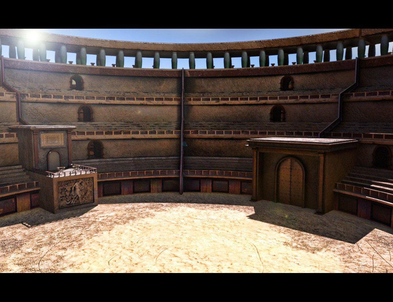 i13 Greek Arena by: ironman13, 3D Models by Daz 3D