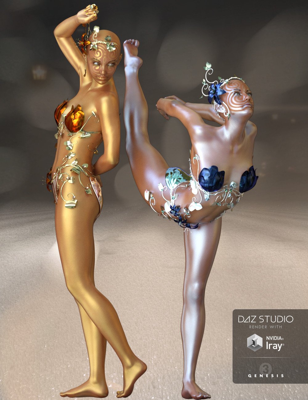 The Many Faces of Nelly The Many Faces of Nelly by: Virtual_World, 3D Models by Daz 3D