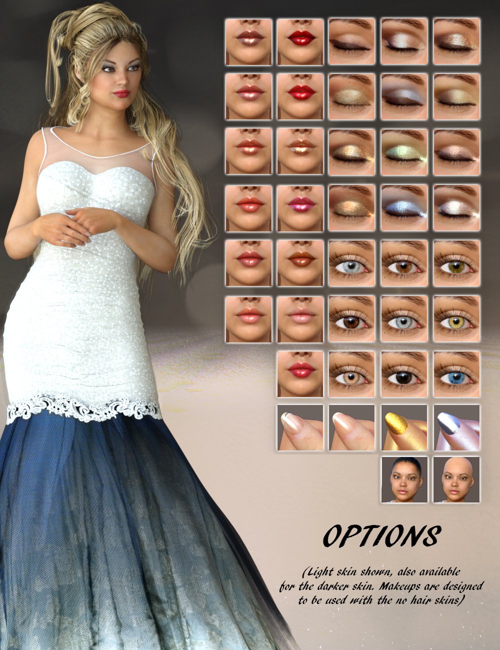 The Many Faces of Nelly The Many Faces of Nelly by: Virtual_World, 3D Models by Daz 3D