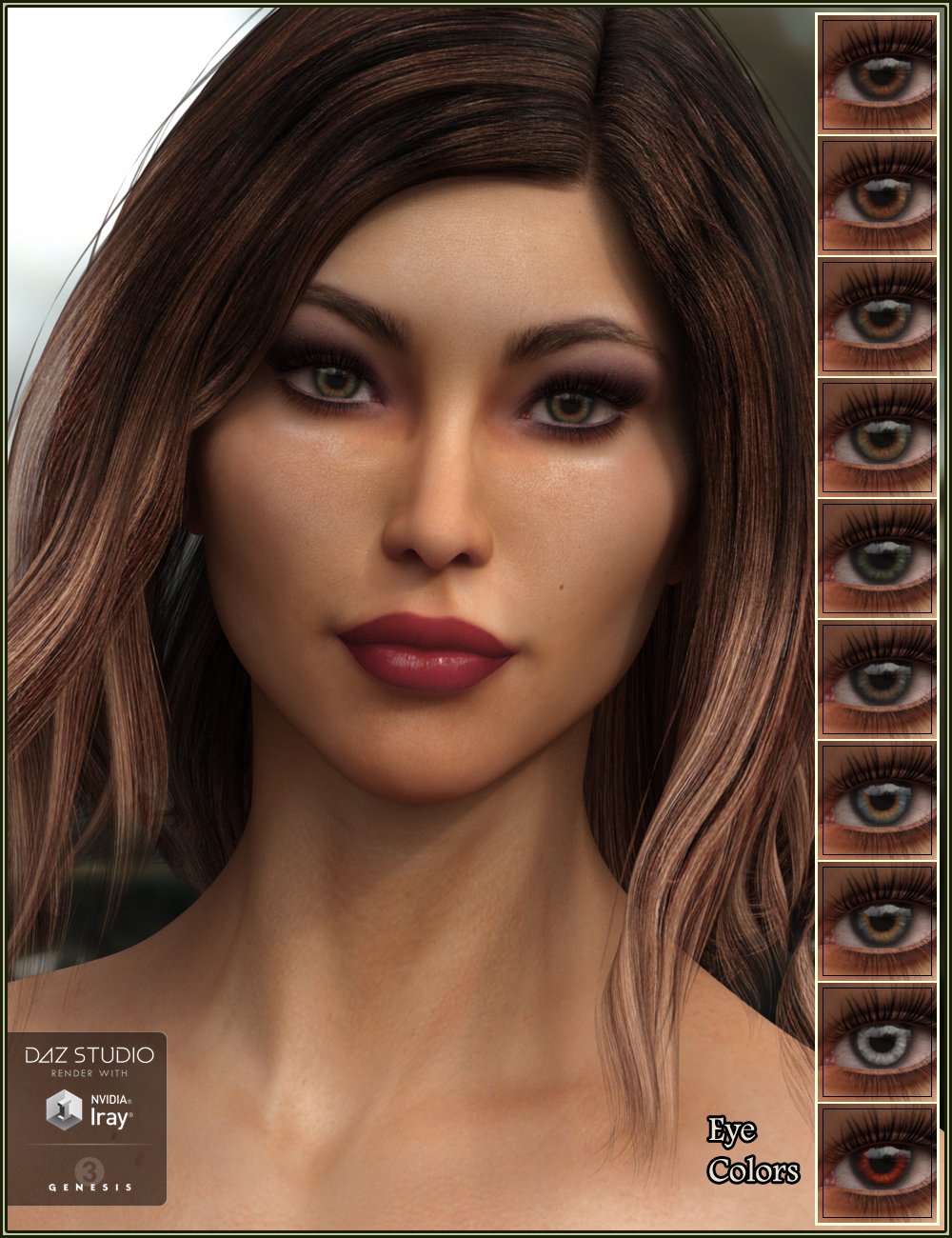 EJ Agata for Genesis 3 Female(s) by: , 3D Models by Daz 3D