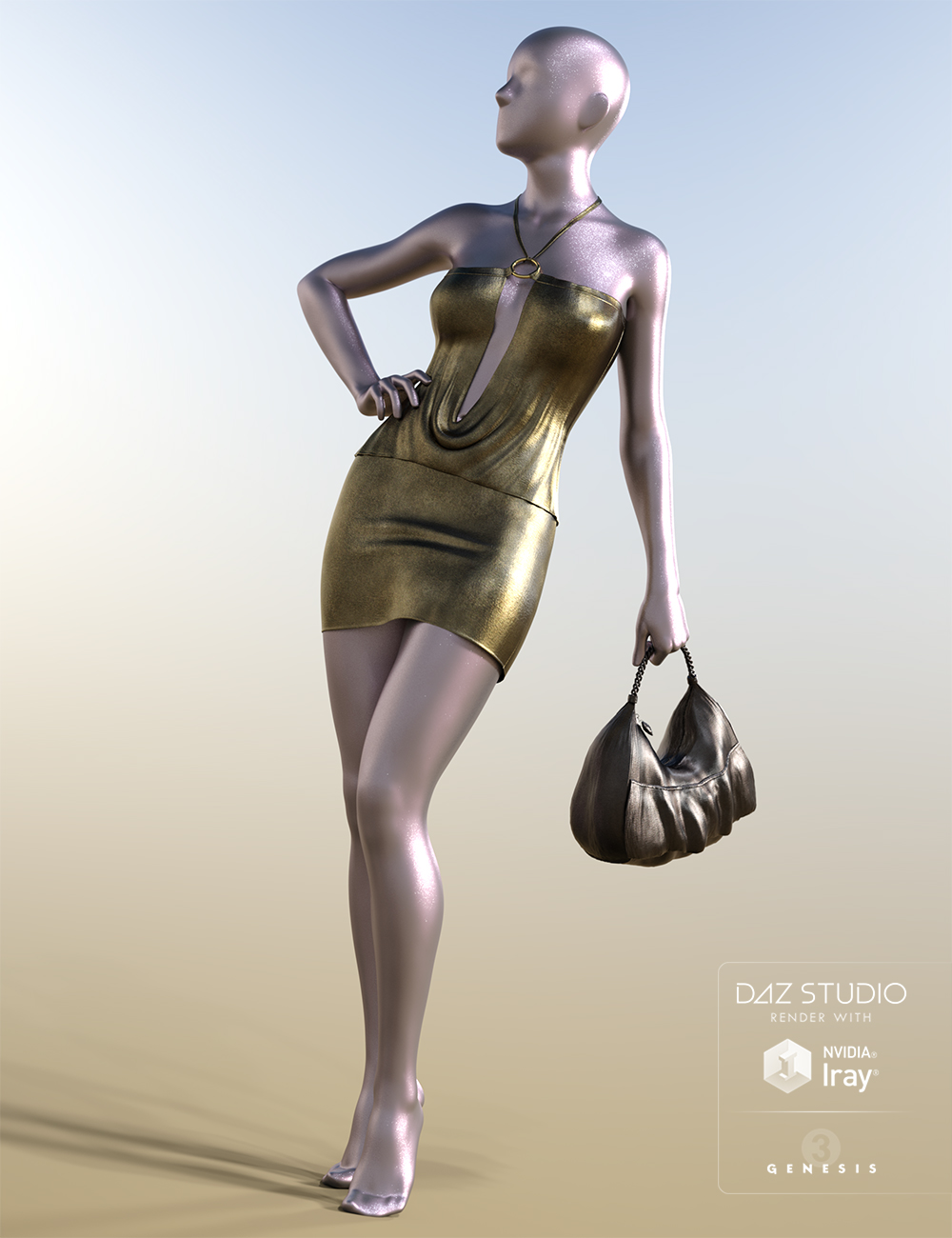 Mannequin for Genesis 3 Female by: , 3D Models by Daz 3D