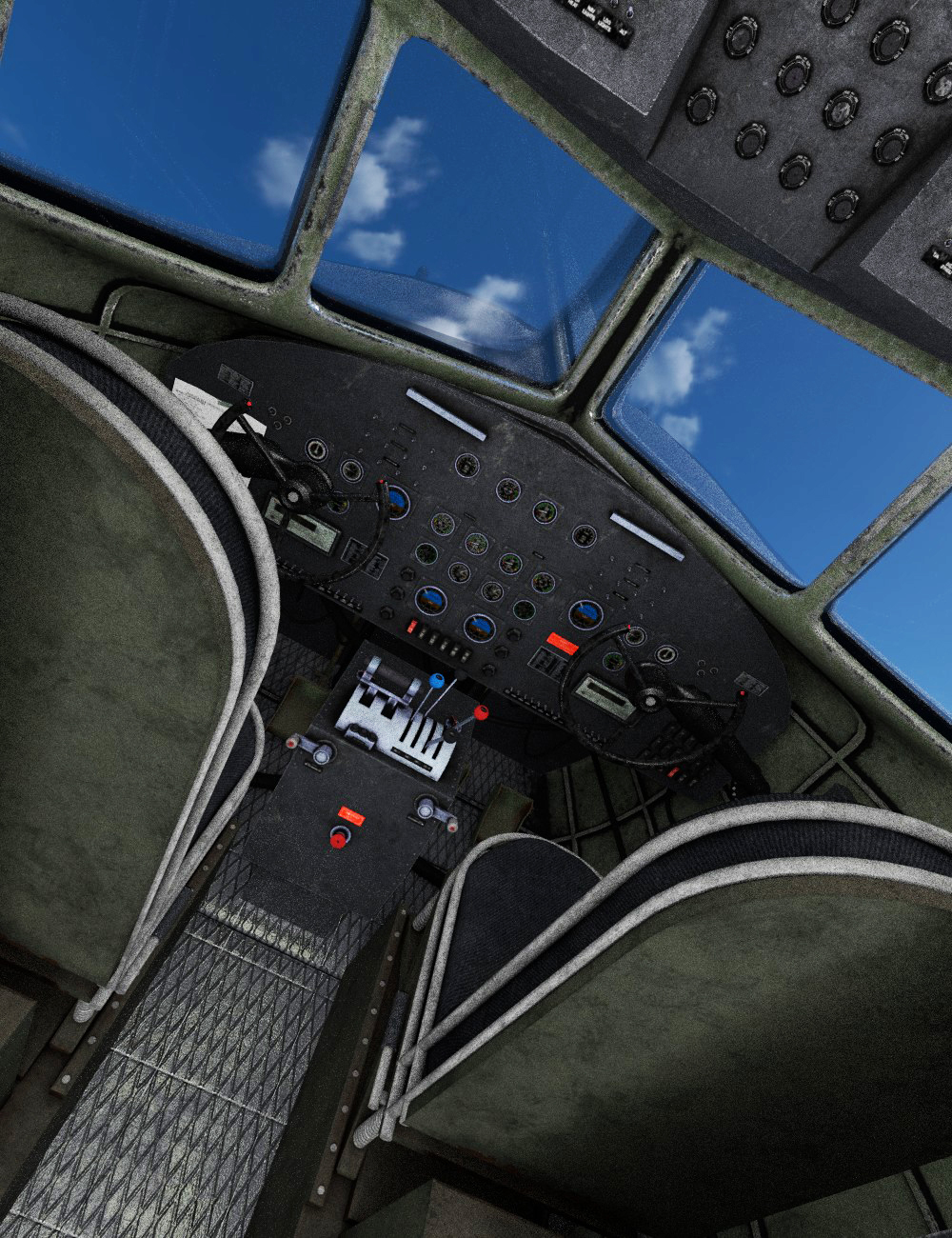Douglas Cargo Plane by: Mely3D, 3D Models by Daz 3D