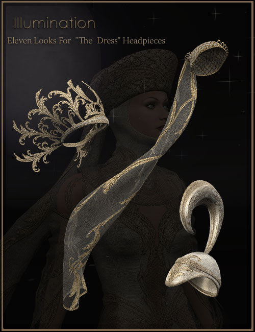 Illumination Head Dress by: LaurieS, 3D Models by Daz 3D