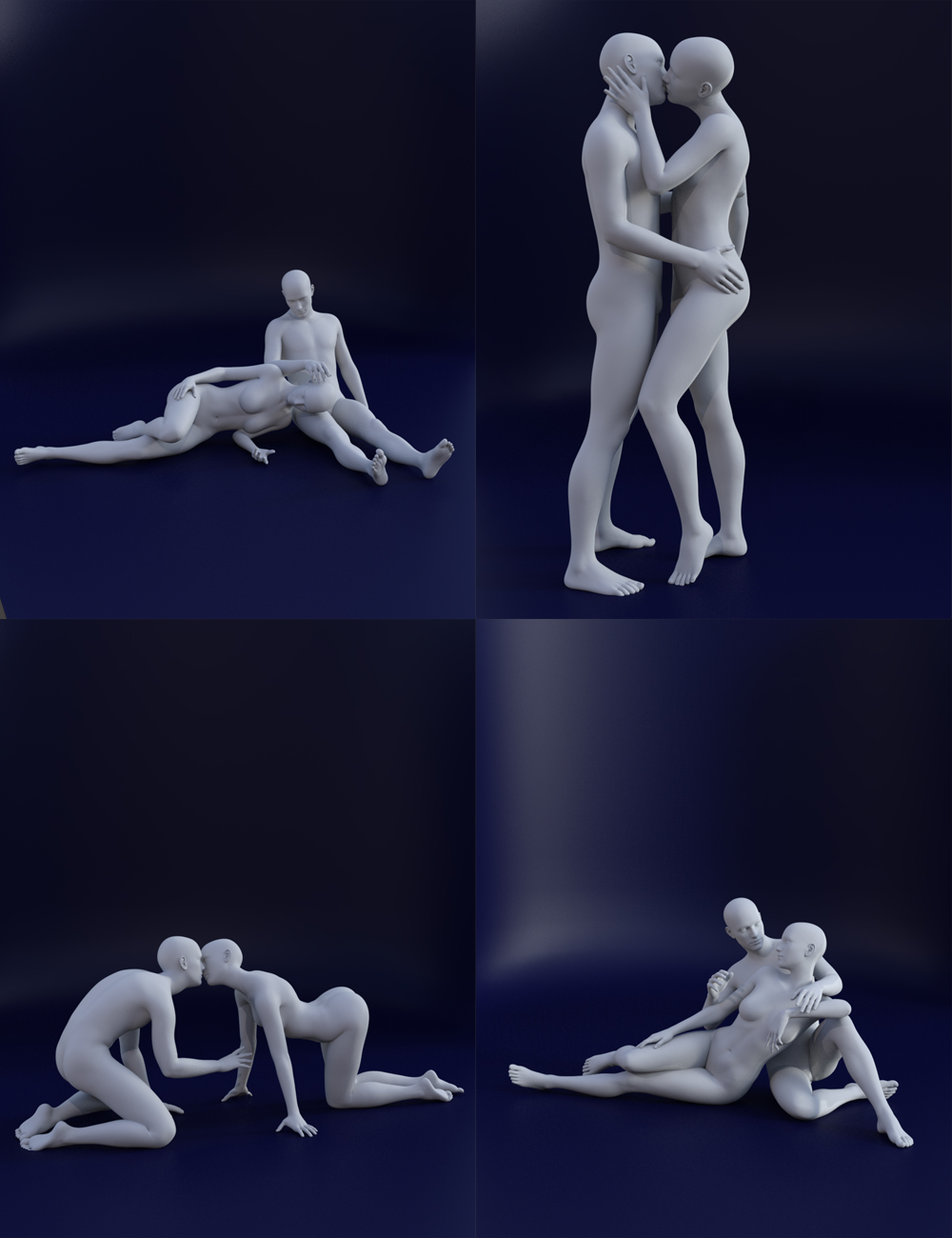 Our Moments Poses by: Muscleman, 3D Models by Daz 3D