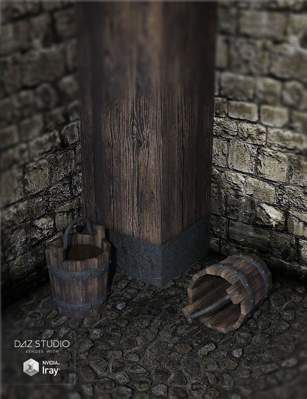 Medieval Prison Room by: , 3D Models by Daz 3D