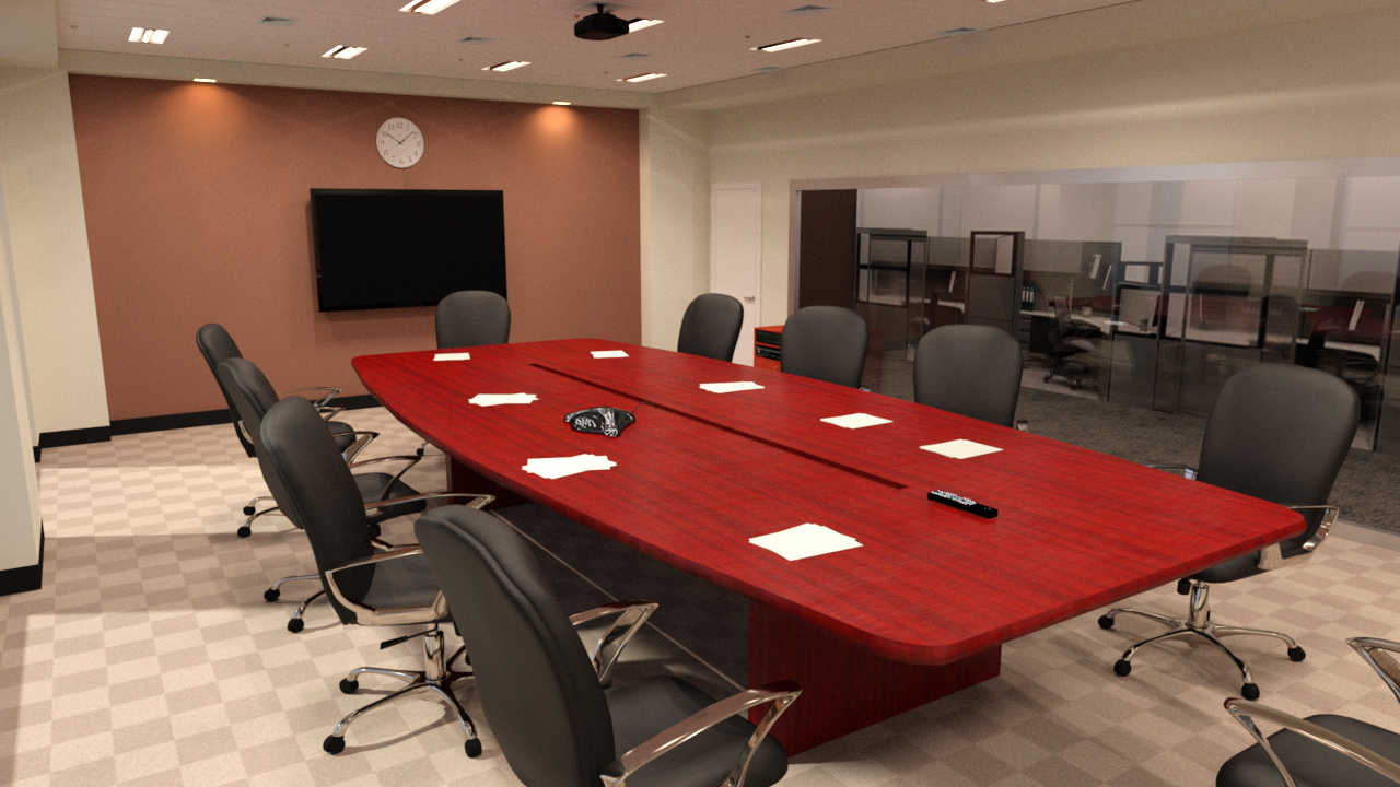 Office Building with Conference Room Items by: PerspectX, 3D Models by Daz 3D