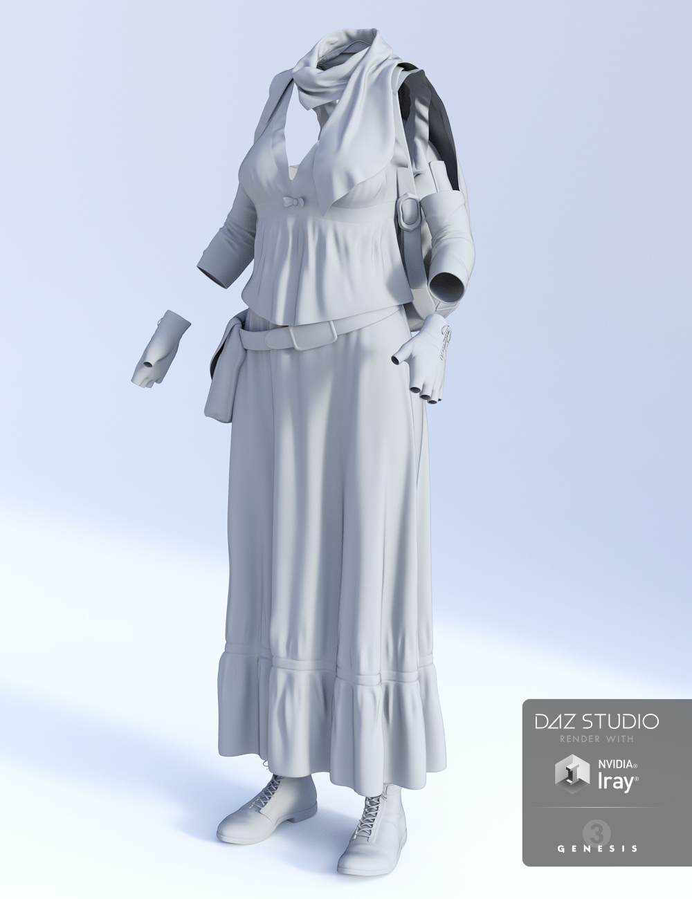 Vagabond for Genesis 3 Female(s) by: Ravenhair, 3D Models by Daz 3D