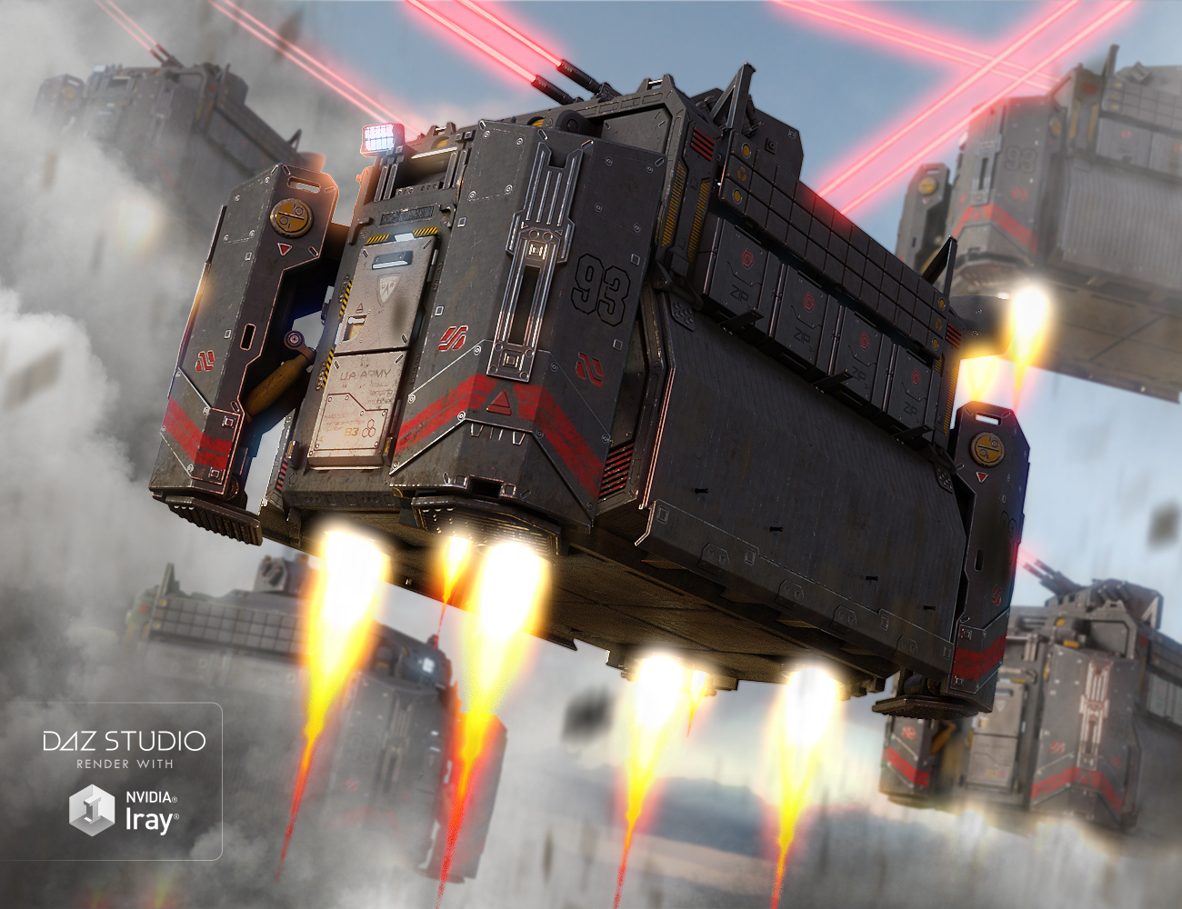 Military Module Military Module by: petipet, 3D Models by Daz 3D