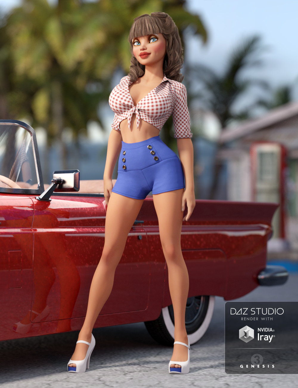 Esther Outfit for Genesis 3 Female(s)