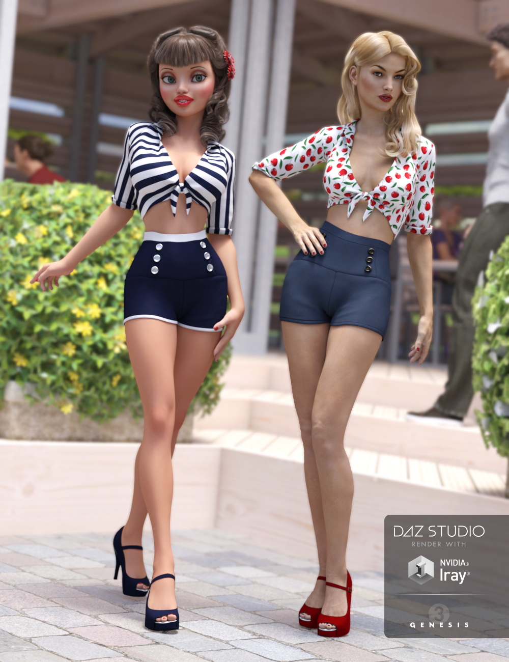 Esther Outfit Textures by: Sarsa, 3D Models by Daz 3D