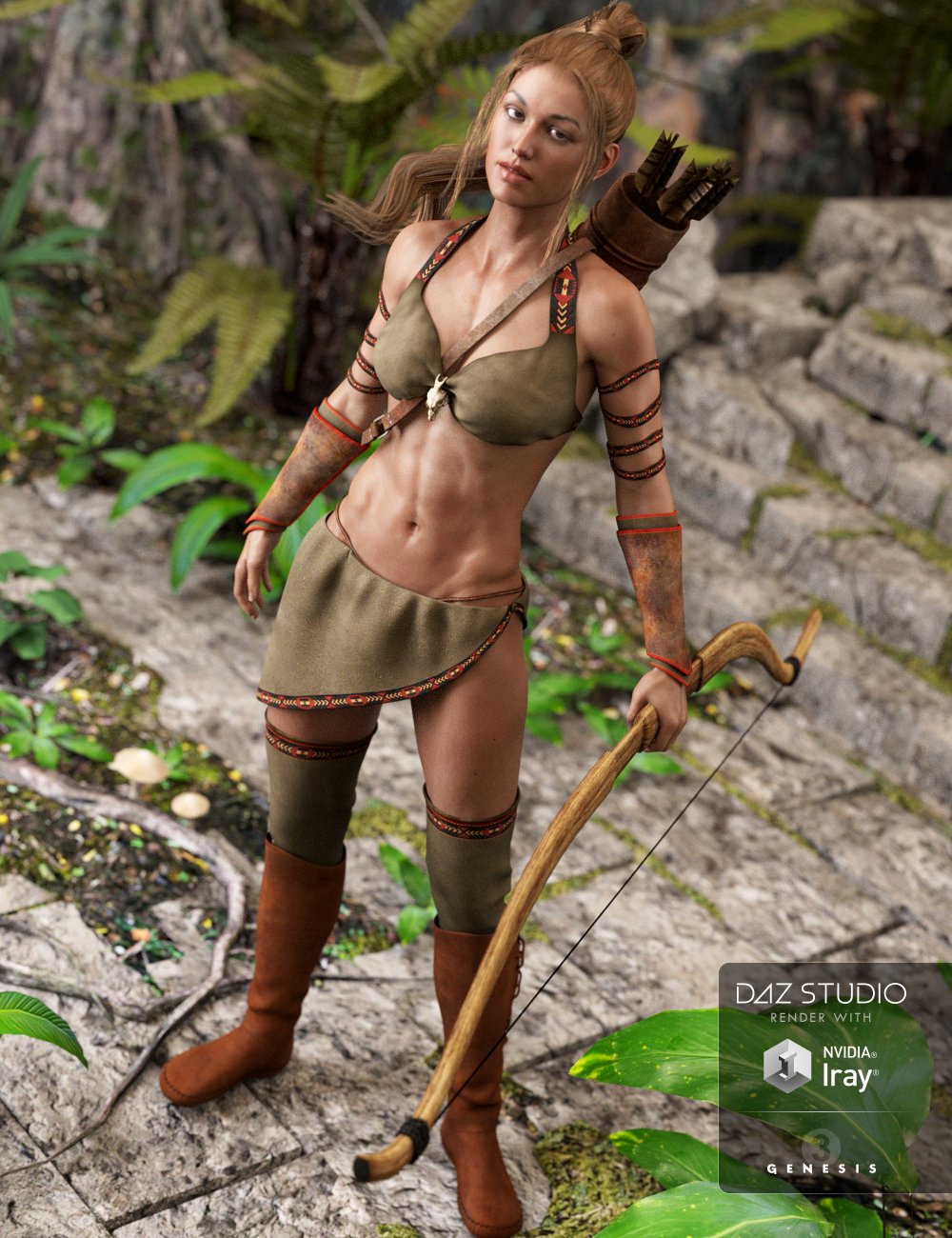 Jungle Goddess for Genesis 3 Female(s)