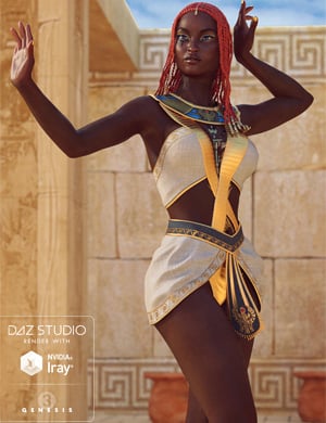Samira Outfit for Genesis 3 Female(s) by: LilflameSveva, 3D Models by Daz 3D