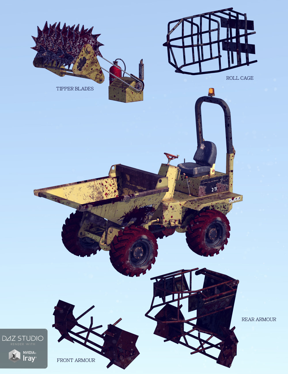 Mini Dumper Z Mini Dumper Z by: David BrinnenForbiddenWhispers, 3D Models by Daz 3D