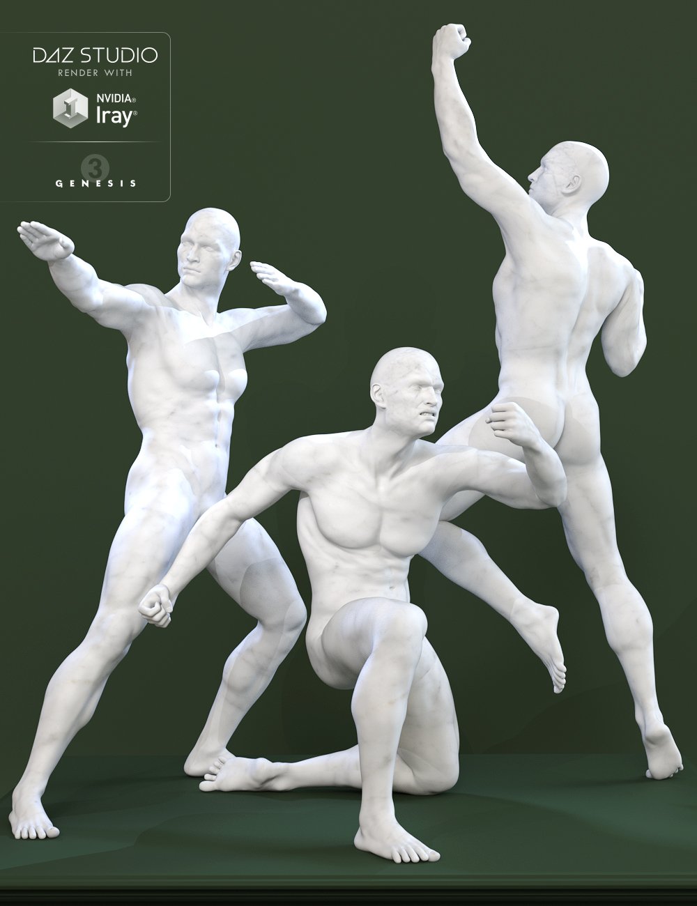 DA Granite Poses for Gianni 7 by: Design Anvil, 3D Models by Daz 3D