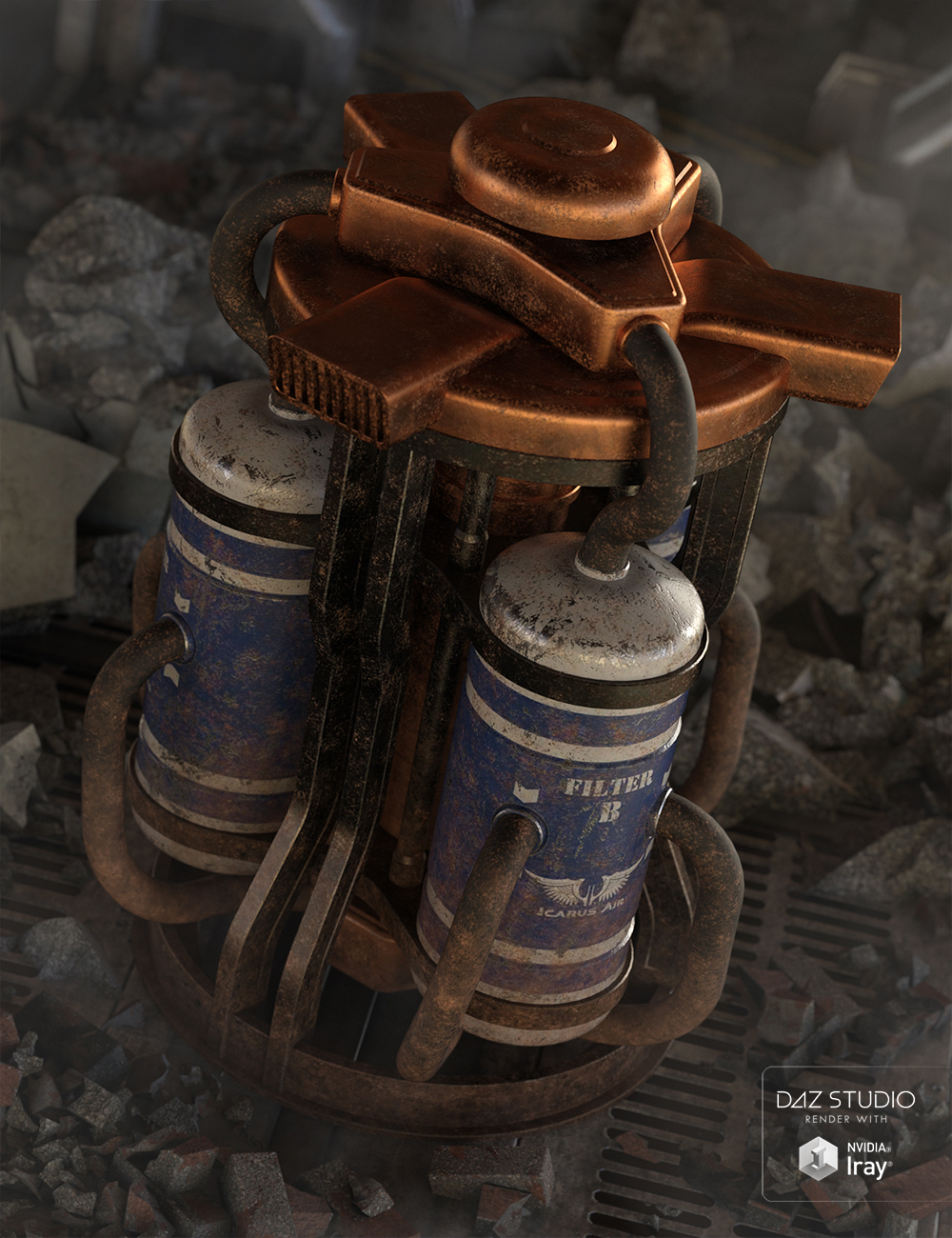 Sci Fi Air Scrubber Sci Fi Air Scrubber by: Nightshift3D, 3D Models by Daz 3D