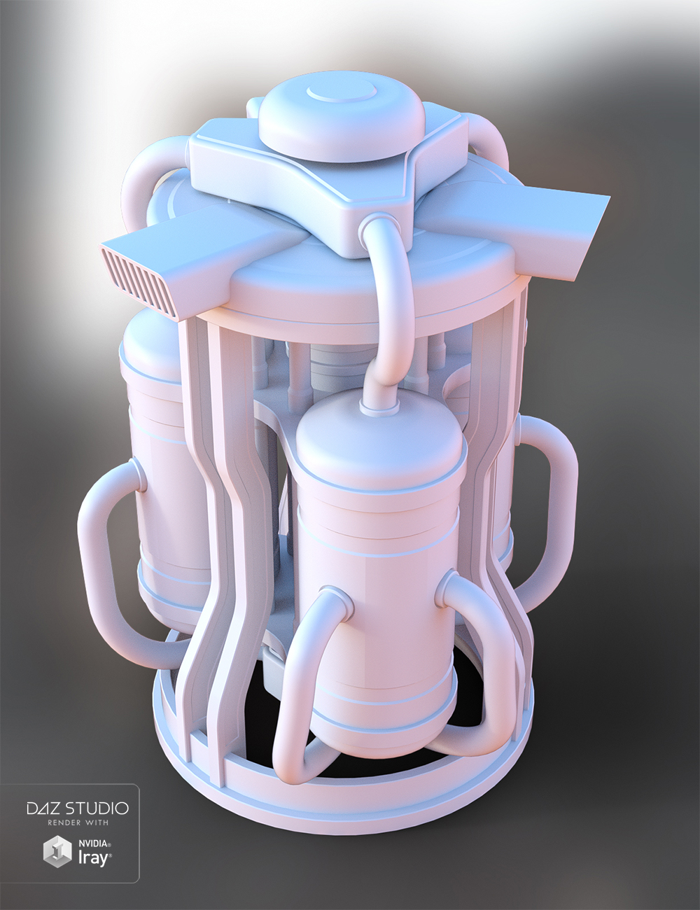 Sci Fi Air Scrubber by: Nightshift3D, 3D Models by Daz 3D
