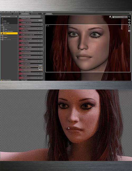 Daz Studio Eye Contact by: Dreamlight, 3D Models by Daz 3D