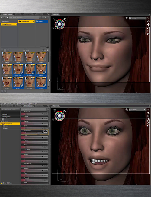 Daz Studio Eye Contact by: Dreamlight, 3D Models by Daz 3D
