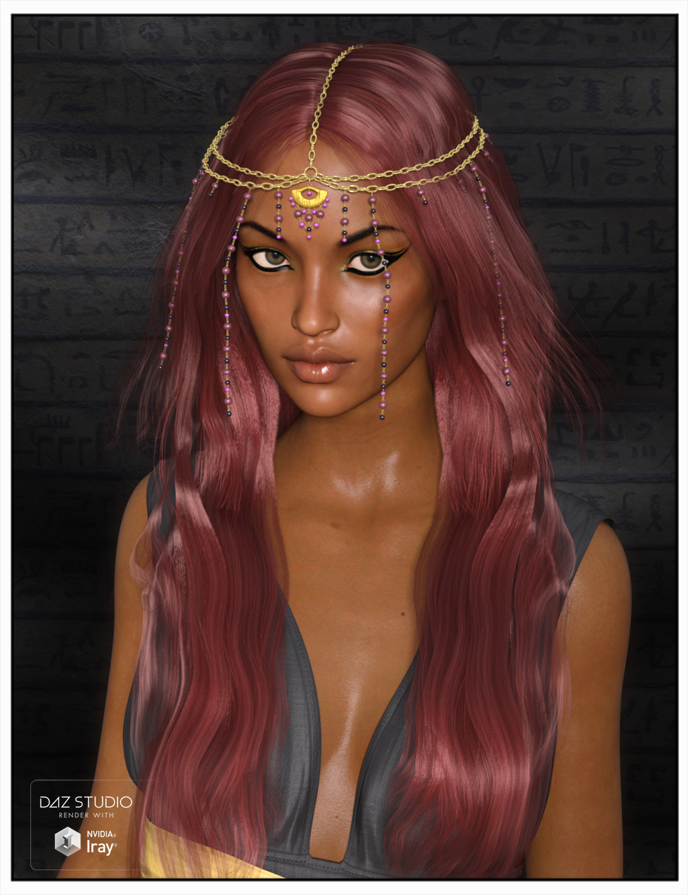 Taia Hair for Genesis 3 Female(s) by: SWAM, 3D Models by Daz 3D