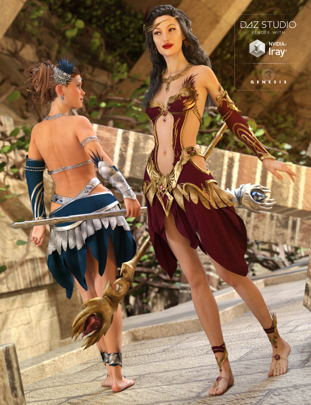 Circe Outfit Textures by: OziChick, 3D Models by Daz 3D