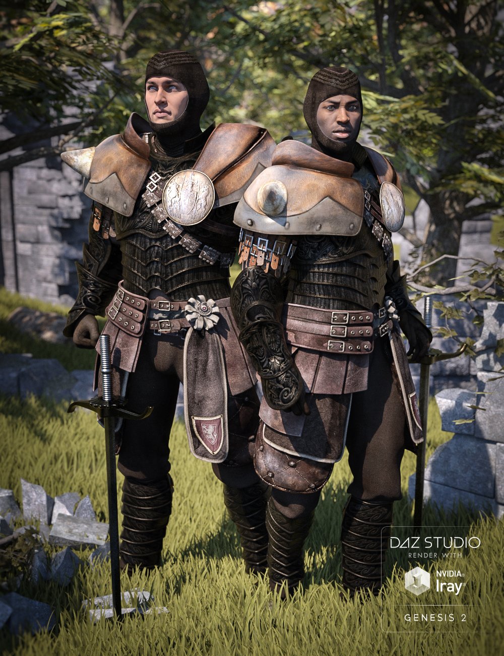 Royal Guard for Genesis 2 Male(s) by: Sarsa, 3D Models by Daz 3D