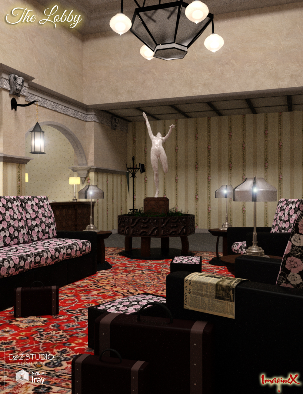 The Lobby by: ImagineX, 3D Models by Daz 3D