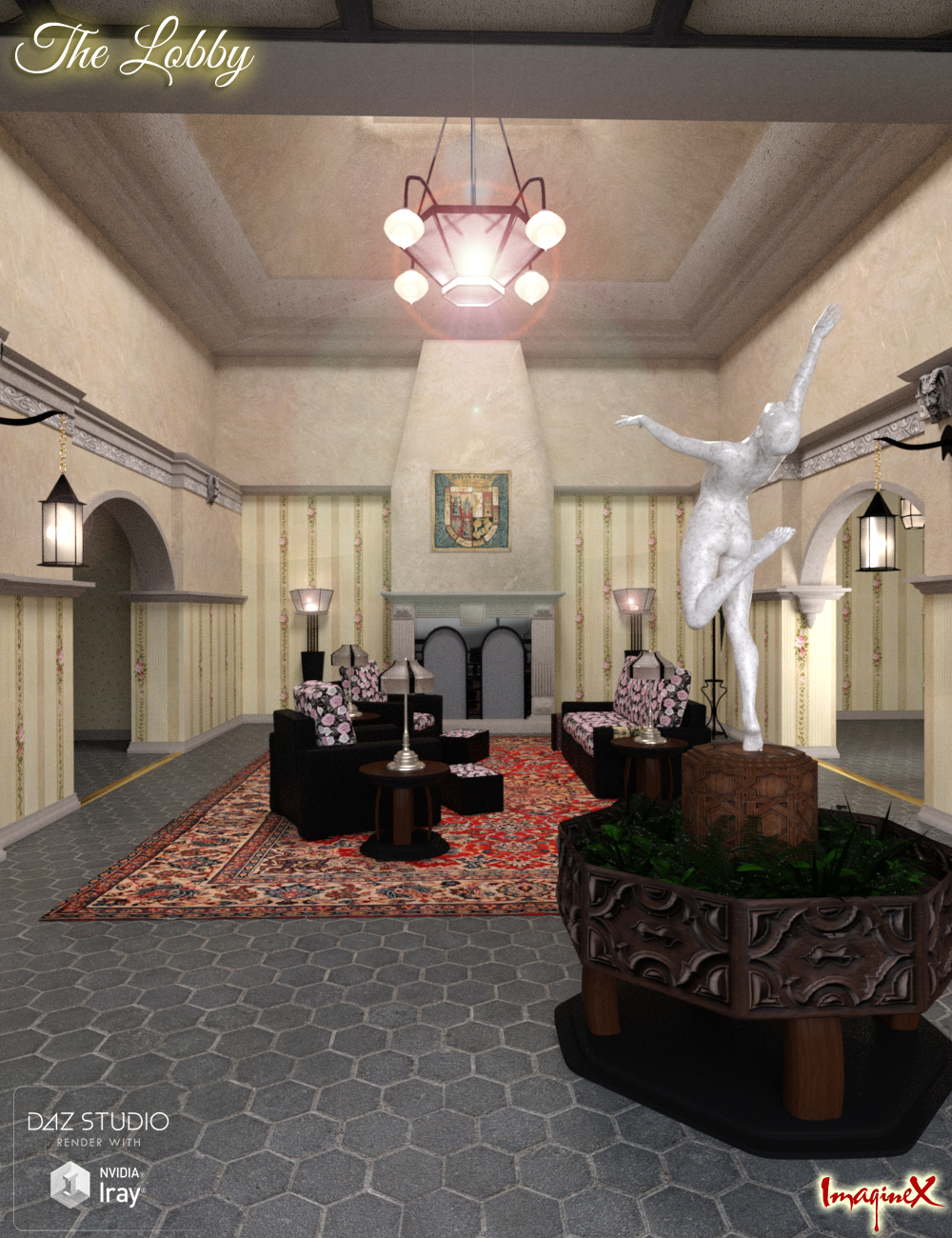 The Lobby The Lobby by: ImagineX, 3D Models by Daz 3D