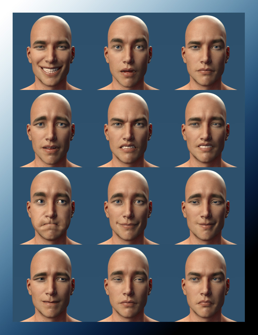 RealMike Expressions for Genesis 3 Male and Michael 7 RealMike Expressions for Genesis 3 Male and Michael 7 by: QT168, 3D Models by Daz 3D