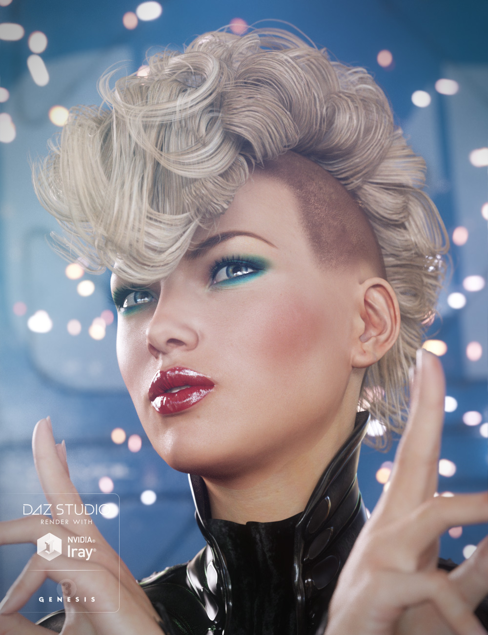 Gothic Hair for Genesis 3 Female(s) Gothic Hair for Genesis 3 Female(s) by: goldtassel, 3D Models by Daz 3D