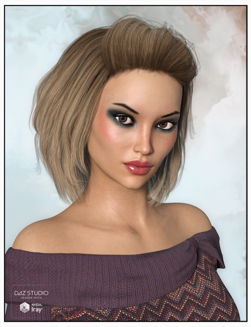 Rhio Hair for Genesis 3 Female(s) and Genesis 2 Female(s) | Daz 3D