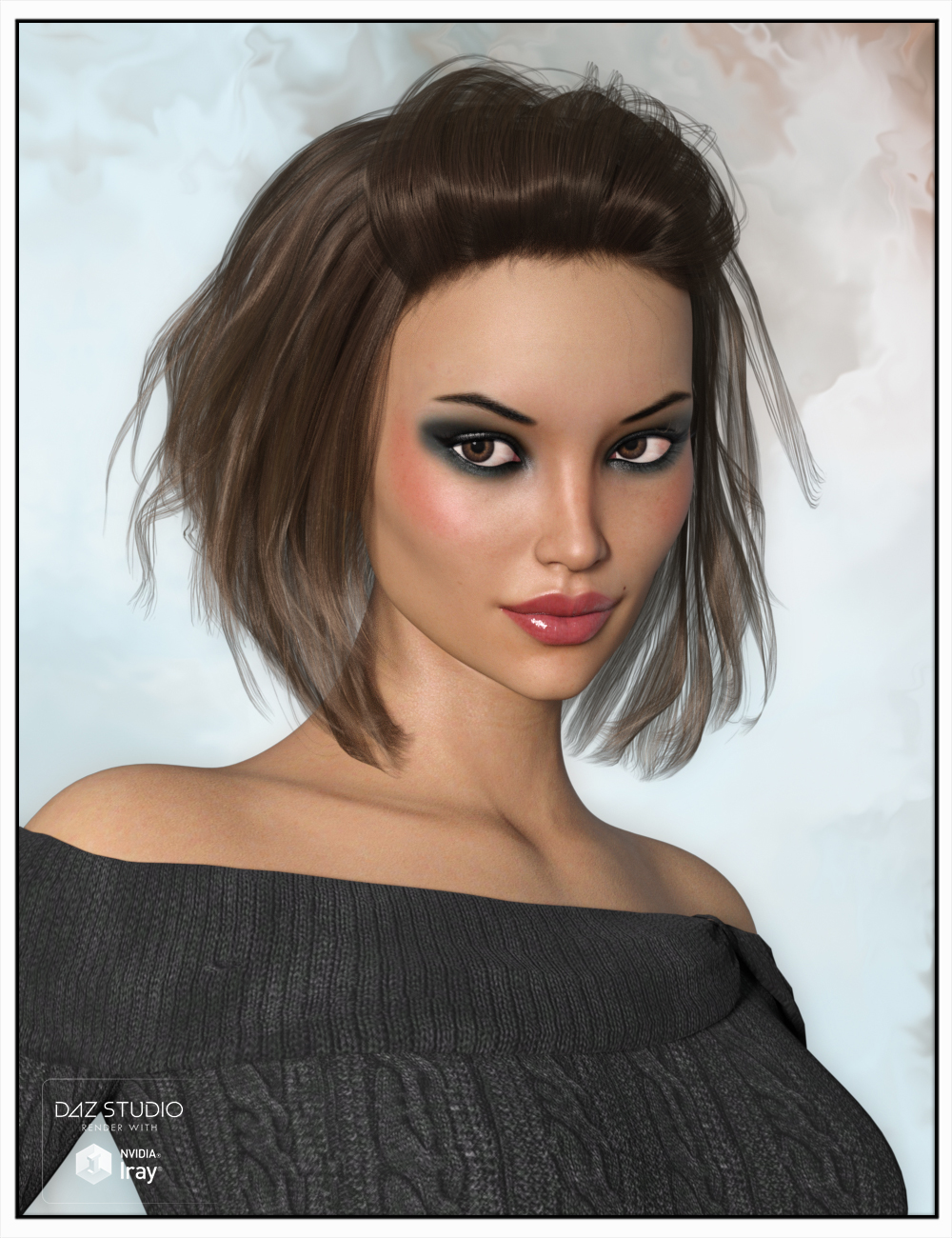 Rhio Hair for Genesis 3 Female(s) and Genesis 2 Female(s) by: SWAM, 3D Models by Daz 3D