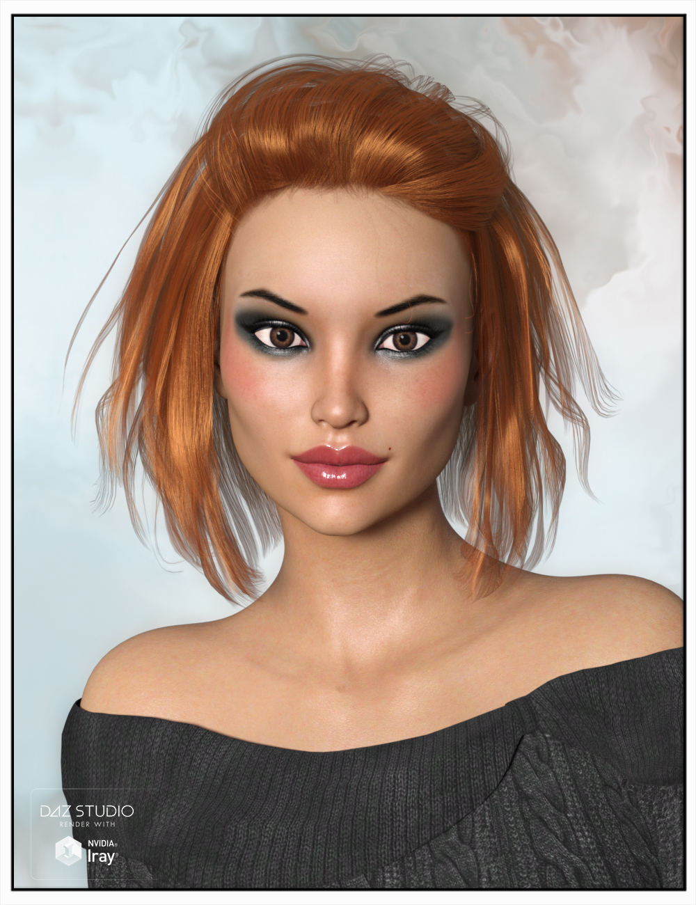 Rhio Hair for Genesis 3 Female(s) and Genesis 2 Female(s) by: SWAM, 3D Models by Daz 3D