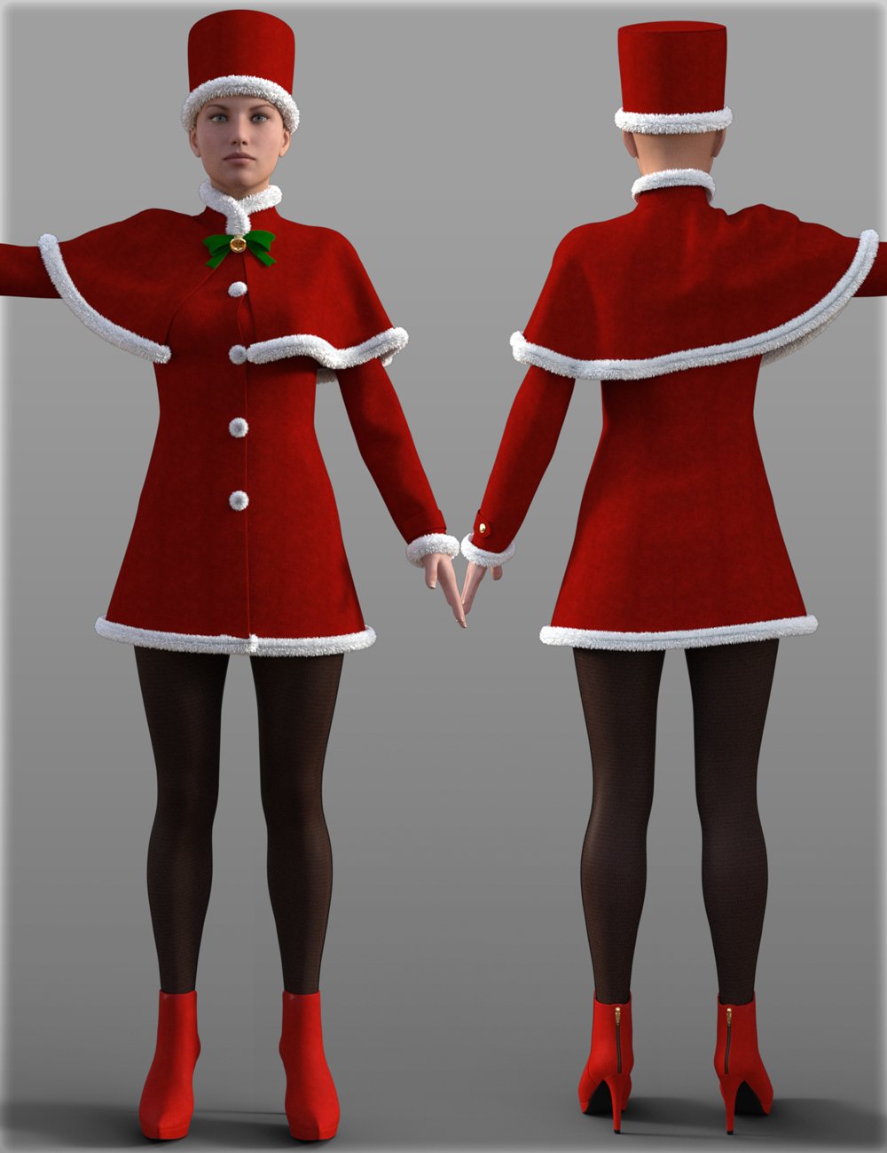 H&C Christmas Costumes for Genesis 3 Female(s) H&C Christmas Costumes for Genesis 3 Female(s) by: IH Kang, 3D Models by Daz 3D