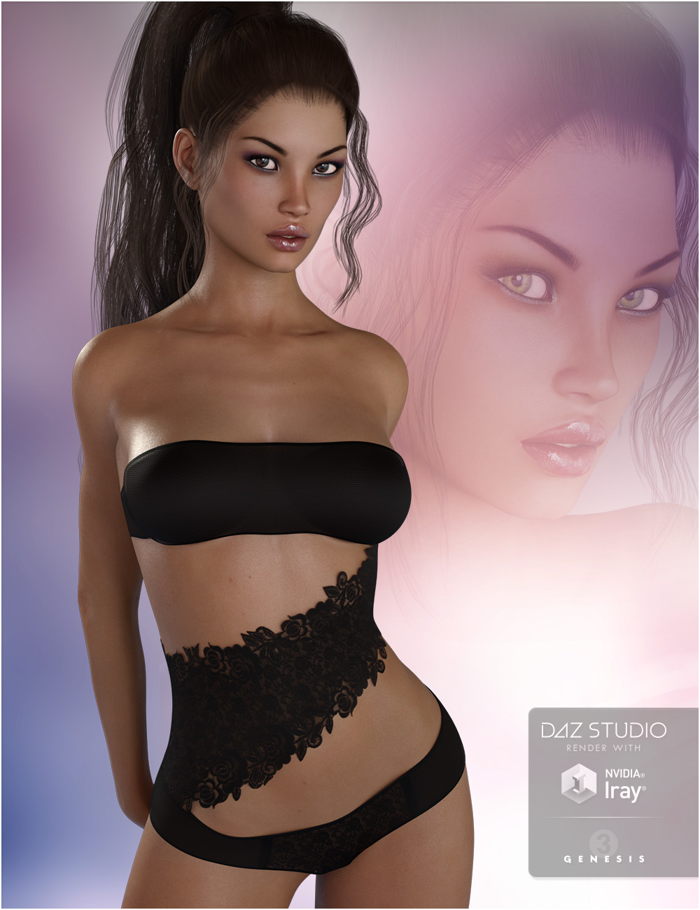 FWSA Zoe HD for Victoria 7 and LF Tantalizing Undergarment by: Fred Winkler ArtSabbyLilflame, 3D Models by Daz 3D