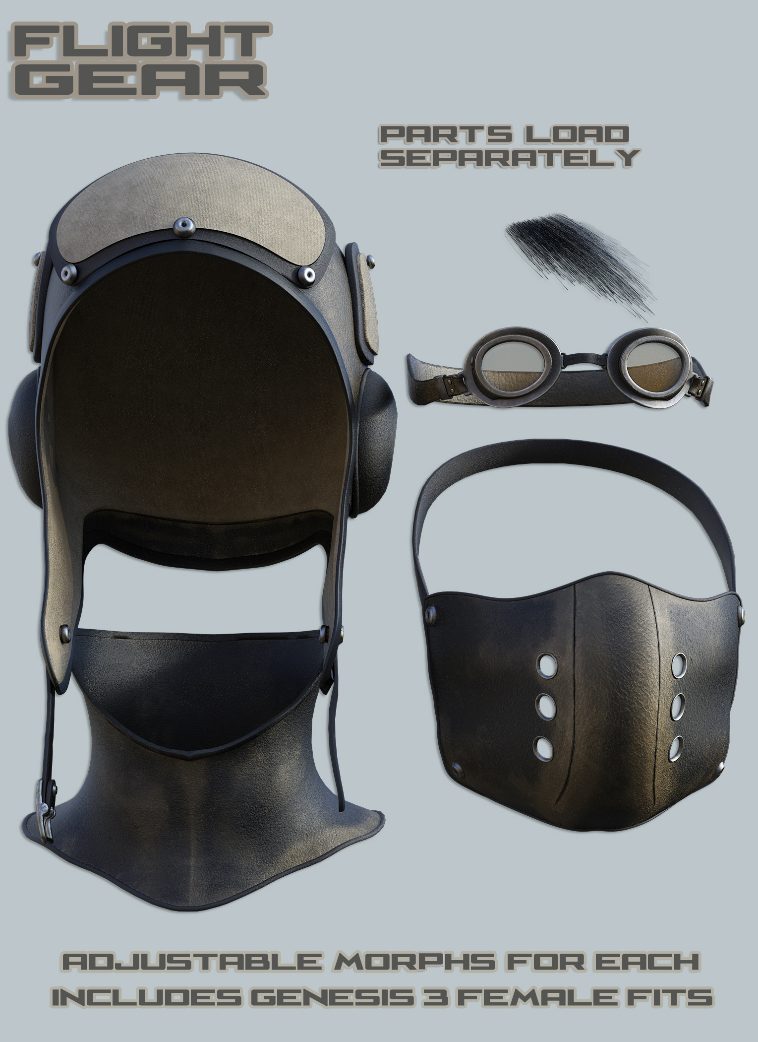 Flight Gear Flight Gear by: The AntFarm, 3D Models by Daz 3D