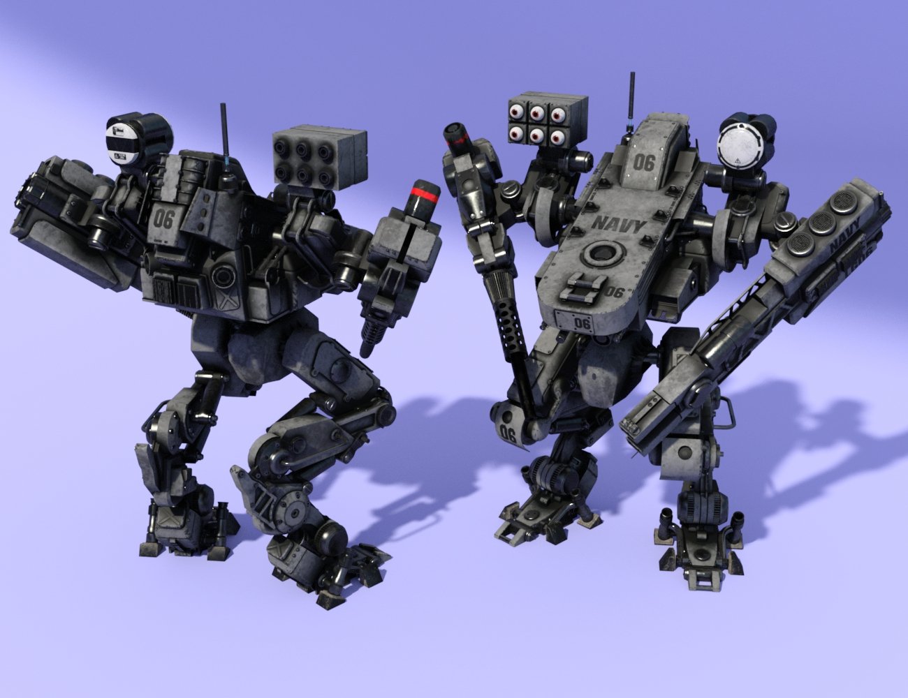 LG06 Combat Mech | Daz 3D