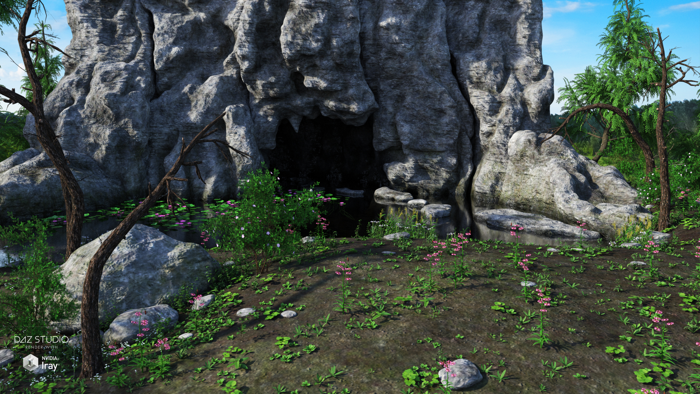 Nature - Grotto Nature - Grotto by: Andrey Pestryakov, 3D Models by Daz 3D