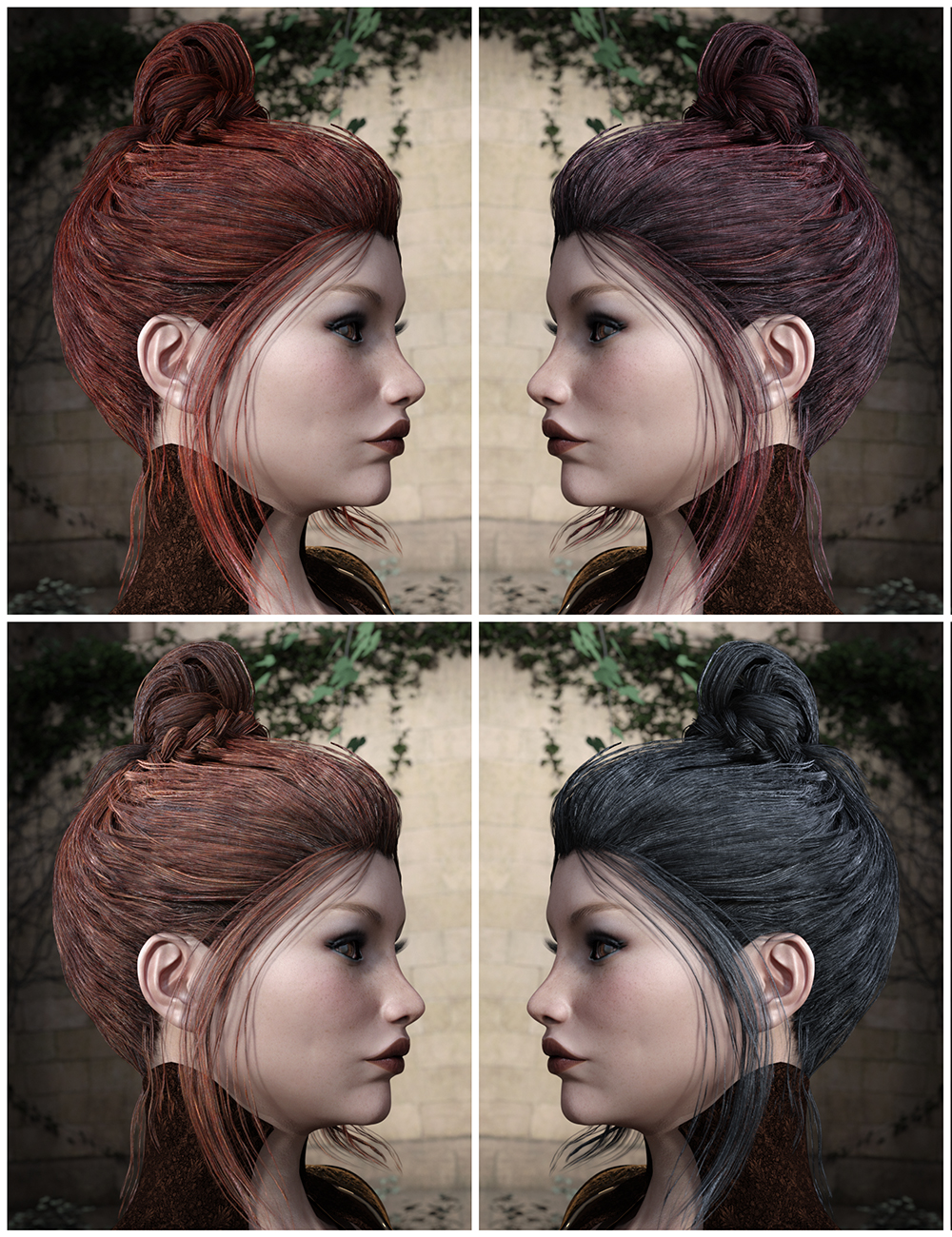 Colors for BlueBell Hair Colors for BlueBell Hair by: goldtassel, 3D Models by Daz 3D