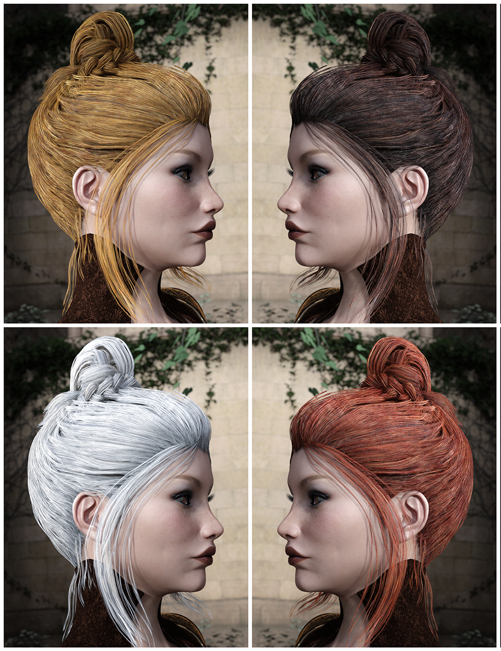Colors for BlueBell Hair Colors for BlueBell Hair by: goldtassel, 3D Models by Daz 3D