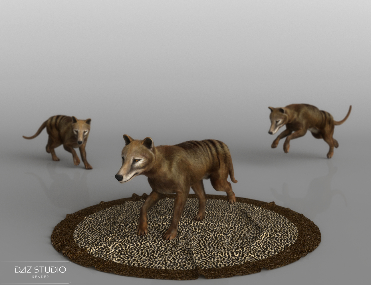 Thylacine by AM by: Alessandro_AM, 3D Models by Daz 3D